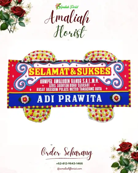 Papan Bunga Ucapan Selamat Dudakawu